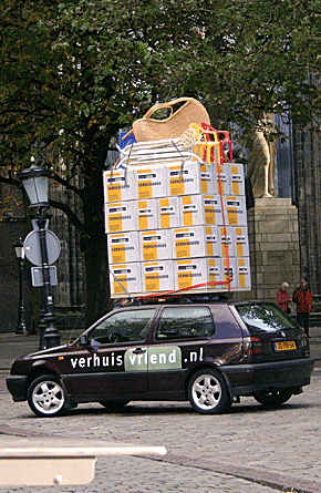 Promotie auto Verhuisvriend.nl